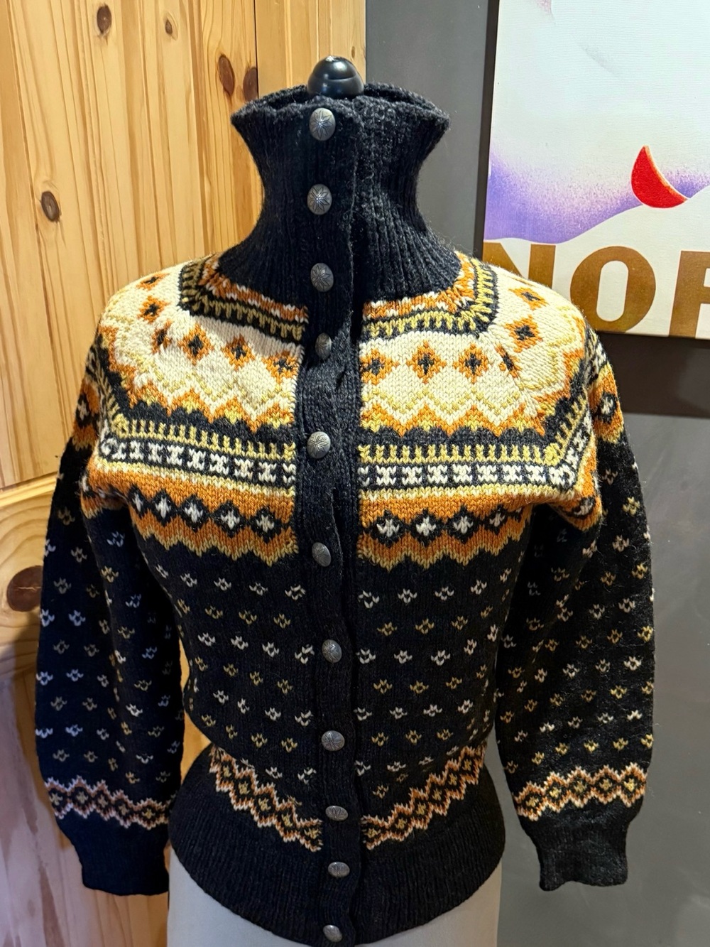 Vintage William Schmidt Après Ski/Norwegian Wool Handmade Sweater Oslo, Norway